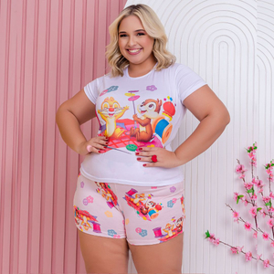 Short Doll Plus Size Tico & Teco Amável Moda íntima