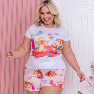 Short Doll Plus Size Tico & Teco Amável Moda íntima