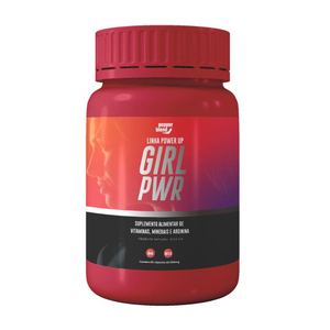 Girl Pwr Suplemento Vitamínico 60 Cápsulas Linha Power Up Pepper Blend