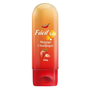 Fácil Lub Gel Lubrificante Beijável 200g Chillies