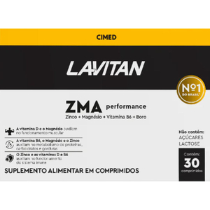 Lavitam Zma Performance Masculino 30 Comprimidos Cimed