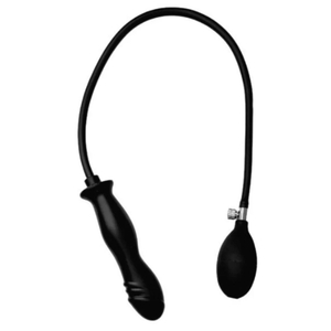 Plug Anal Inflável Formato Pênis Com Mangueira Vibe Toys