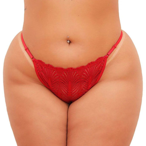 Calcinha Plus Size Em Renda Putinha Strass Bumbum Tallyta