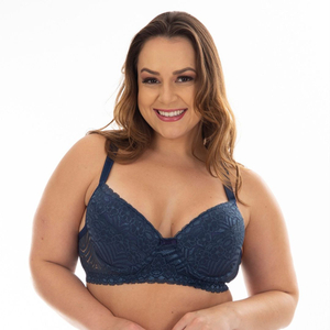 Sutiã Plus Size Em Renda Reforçado Patitex