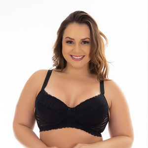 Sutiã Plus Size Em Renda Reforçado Patitex