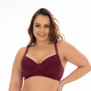 Sutiã Plus Size Em Renda Reforçado Patitex