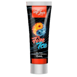 Fire Ice Gel Excitante Para Massagem Corporal 15ml Soft Love