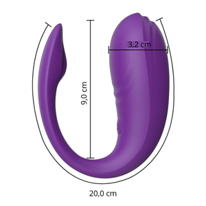 Vibrador De Longa Distância Com Aplicativo 10 Modos De Vibração