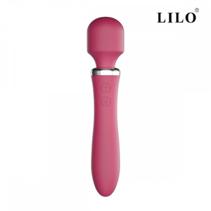 Vibrador Varinha Mágica Dupla 10 Modos De Vibrações Lilo