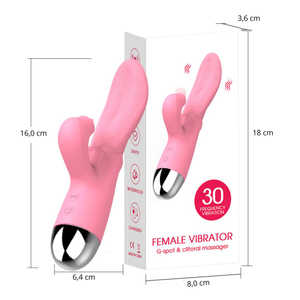 Vibrador Ponto G Com Língua Estimuladora 30 Modos De Vibração Vibe Toys