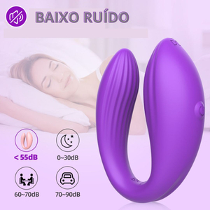 Vibrador De Casal 10 Modos De Vibração Com Controle Via Aplicativo Mannuo