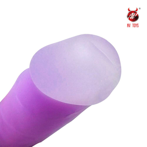 Prótese Lumineux Dildo Gode Realístico Translúcido Flexível Brilha Na Luz Negra Nv Toys