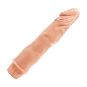 Prótese Cock Realístico Com Vibro Em Silicone  21,5 X 4 Cm Vibe Toys