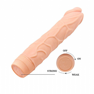 Prótese Realística Bob 8.8 Com Vibro Em Silicone  22,5 X 4,5cm Vibe Toys