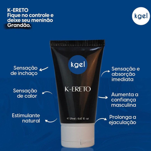 K-ereto Intensificador Masculino 20ml K-gel