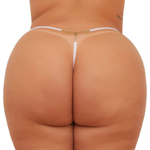 Calcinha Plus Size Em Renda Xerepix Strass Bumbum Tallyta