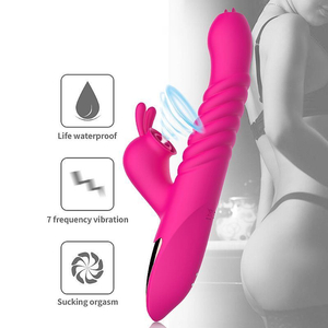 Vibrador Orgasm Clitoral Com Estimulador Língua 7 Modos De Vibração Dibe