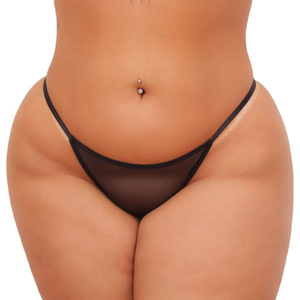 Calcinha Plus Size Em Tule Para Personalizar Tallyta