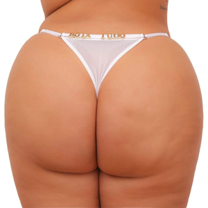 Calcinha Plus Size Em Tule Para Personalizar Tallyta