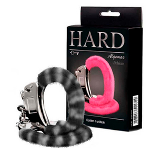 Algema De Metal Com Pelucia Hard