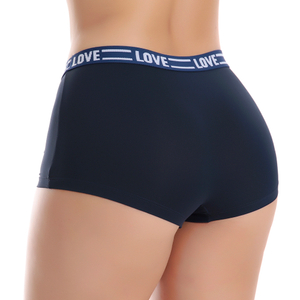 Calcinha Boxer Feminina Drika Com Elástico Personalizado Patitex