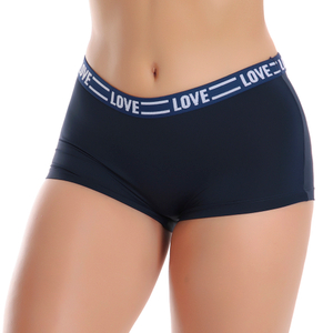 Calcinha Boxer Feminina Drika Com Elástico Personalizado Patitex