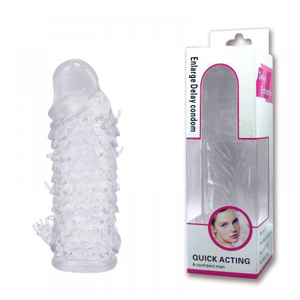 Capa Peniana Riby Com Saliências Massageadoras 14 X 4 Cm Vibe Toys