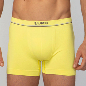 Cueca Boxer Adulto Sem Costura Microfibra Lupo