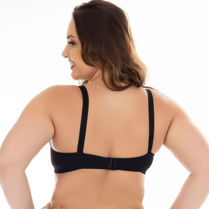 Sutiã Plus Size Reforçado Com Bojo E Aros Base Lisa Patitex