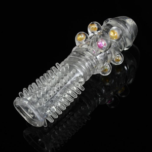 Capa Peniana Sets Crystal Com Pérolas Massageadoras Vibe Toys