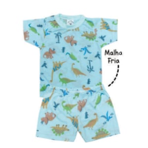 Pijama Baby Estampado De Malha Fria Mafessoni Baby & Kids