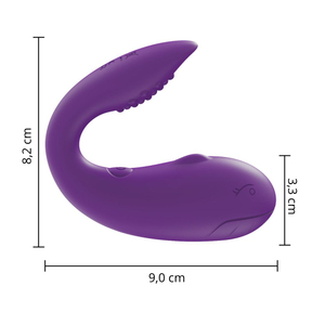 Vibrador Whale 10 Modos De Vibração Com Aplicativo De Longa Distância