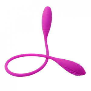 Vibrador Duplo Flexível Snaky Vibe 7 Modos De Vibração Pretty Love