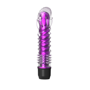 Vibrador Translúcido Com Relevos Estimuladores Vibe Toys