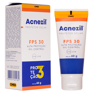 Acnezil Protetor Solar Fps 30 Oil Control 60g Cimed