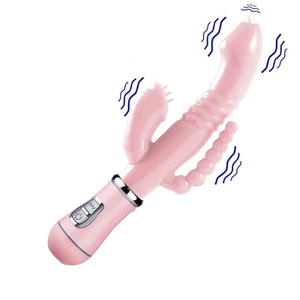 Vibrador Tripla Estimulação Com Língua 12 Vibrações Vibe Toys