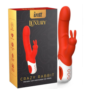 Vibrador Crazy Rabbit Luxury Ponto G 12 Modos De Vibração Intt