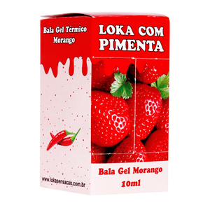 Loka Com Pimenta Gel Comestível 10ml Loka Sensção 