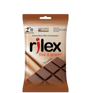 Preservativo Aromatizado De Chocolate 3 Unidades Rilex