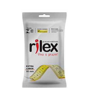 Preservativo Extra Large 56mm 3 Unidades Rilex