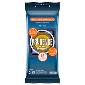 Preservativo Super Sensitive Prudence 6 Unidades