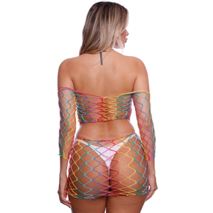 Conjunto Arrastão Rainbow Lela Love