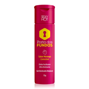 Porta Dos Fundos Gel Facilitador Anal Beijável 15g Sexy Hot