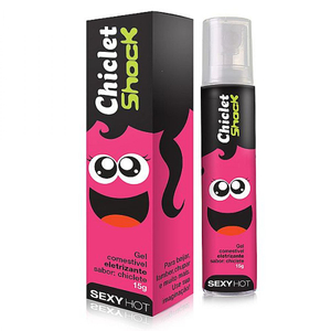 Chiclet Shock Gel Beijável Eletrizante 15g Sexy Hot