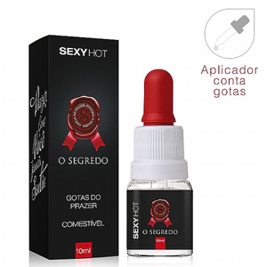 O Segredo Gotas Do Prazer Com Aquecimento 10ml Sexy Hot