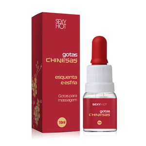 Gotas Chinesas Quente E Frio Beijavel 10ml Sexy Hot