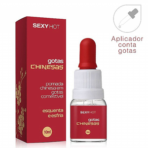 Gotas Chinesas Quente E Frio Beijavel 10ml Sexy Hot