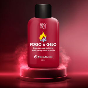 Fogo E Gelo óleo Excitante Beijável Esquenta E Esfria 38ml Sexy Hot