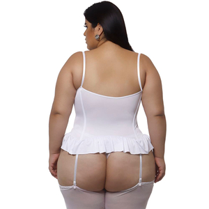 Espartilho Dafne Com Bojo Plus Size Macler Lingerie