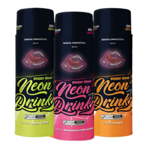 Neon Drink Energético Brilha Na Luz Negra 60ml Pepper Blend